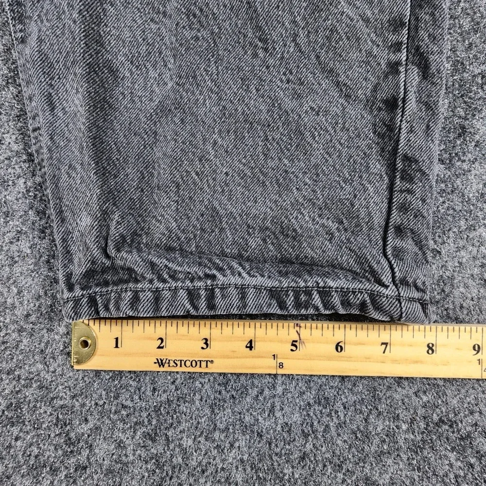 Empyre Loose Fit Jeans Mens 32 Black Washed‎ Denim Drawstring Streetwear Skater